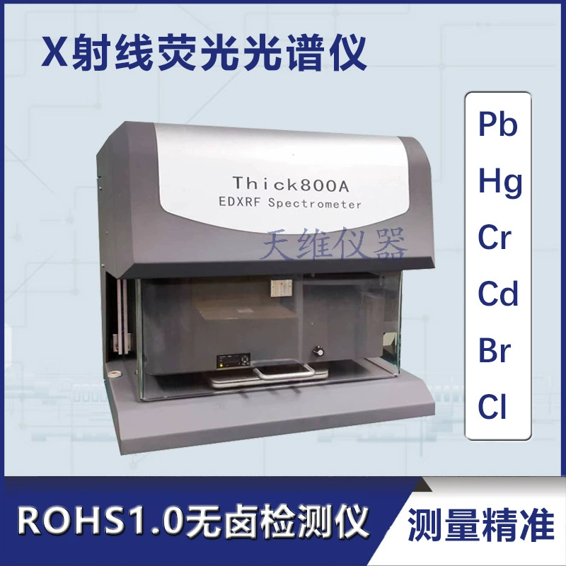 Настольный инструмент для измерения толщины покрытия x-ray Thick800A Tianrui Гальваника для испытания толщины металлической стальной пленки