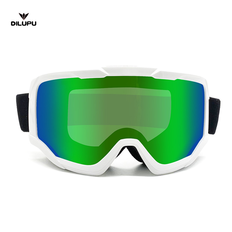 Cylindrical skiing wind dust double-layer anti fog goggles, men's and women's outdoor hiking goggles_voghion.com