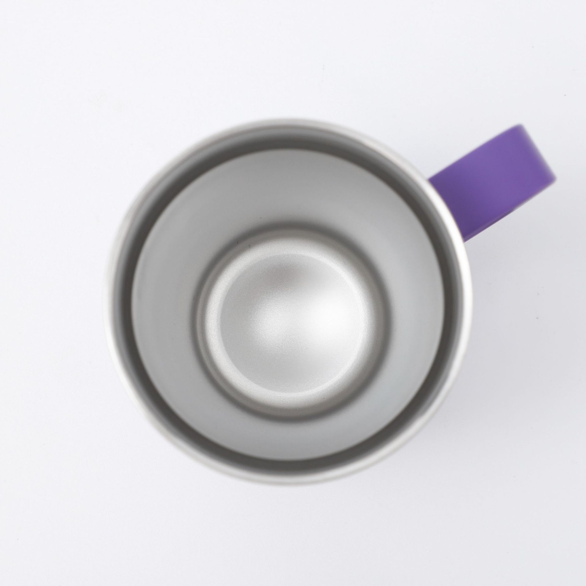 Transfronterizo al por mayor 12oz con mango taza de café 304 taza de aislamiento de acero inoxidable taza de oficina taza portátil taza