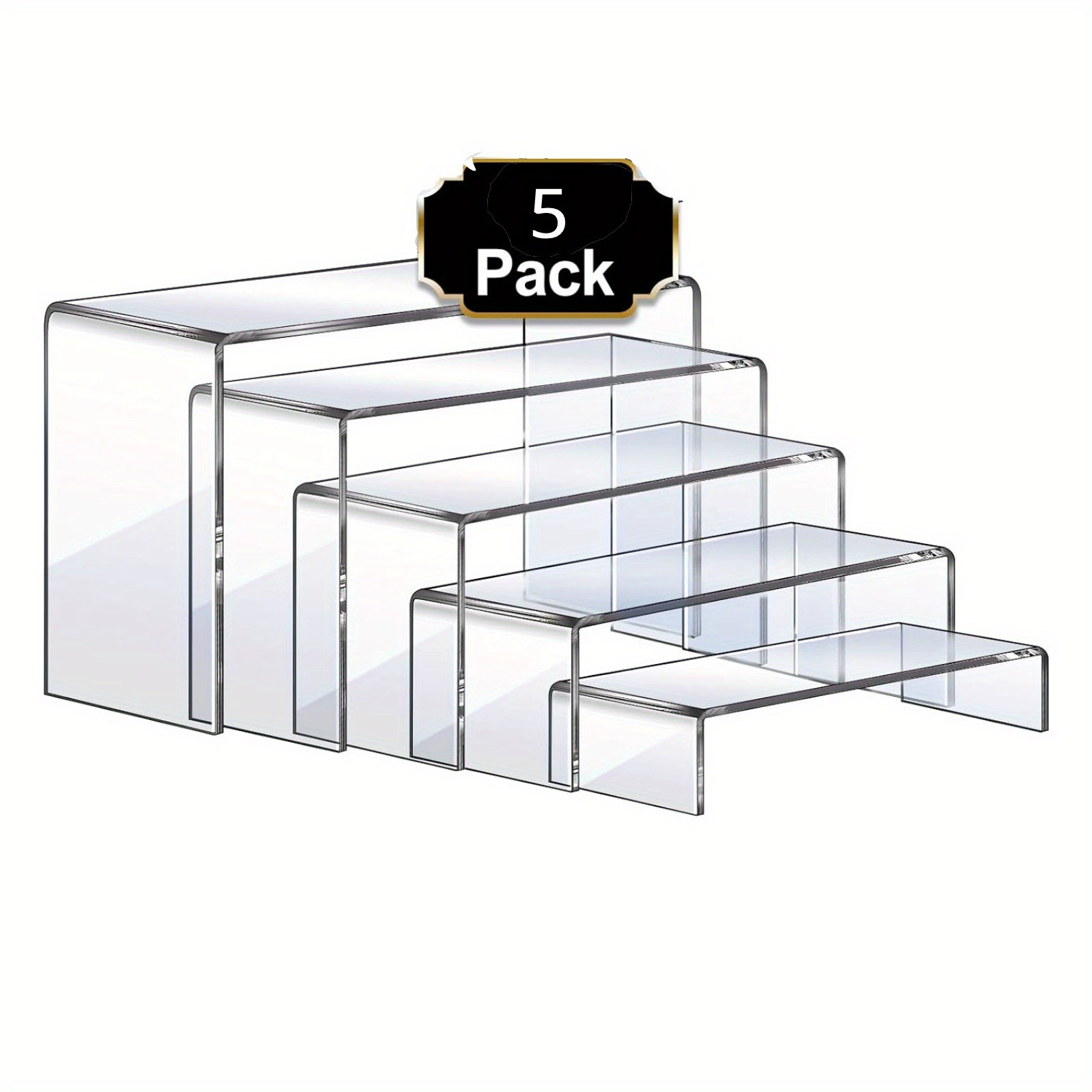 Акриловая витрина прямоугольная настольная витрина для коллекций кексов, косметическая витрина для обуви