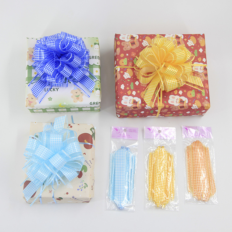 Moño de Cinta para Regalo 30# de Plástico para Decoración Festiva
