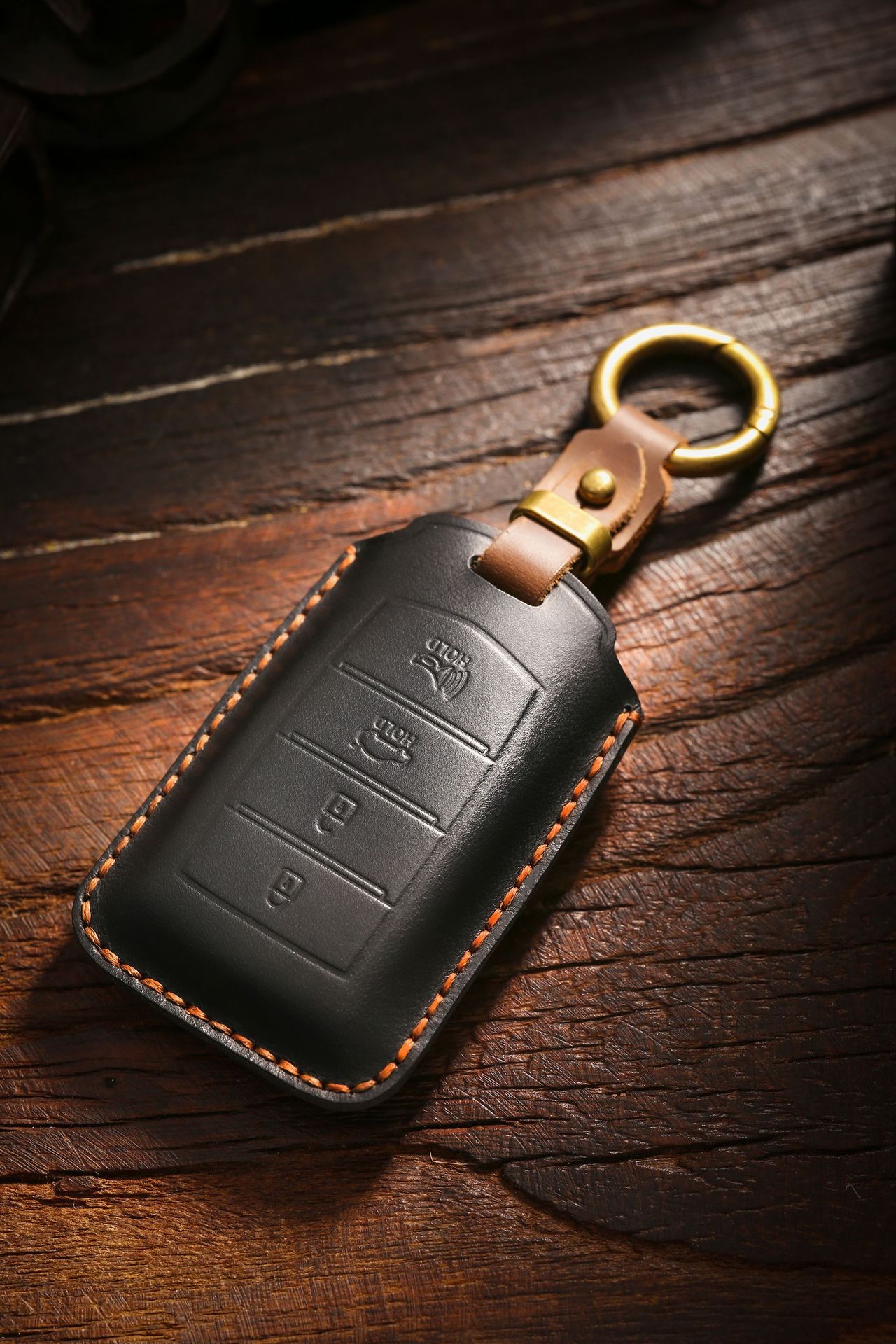 Retro Key Cover Suitable for Genesis Old Model Genesis Pure Handmade Genuine Leather Buckle Case