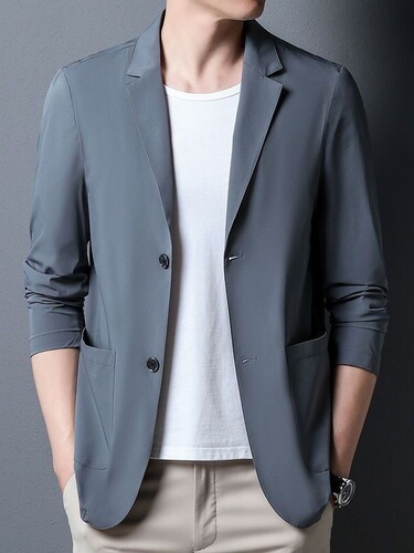 Cross-border foreign trade spring and summer new style sunscreen light familiarity men's casual small suit light business suit outer