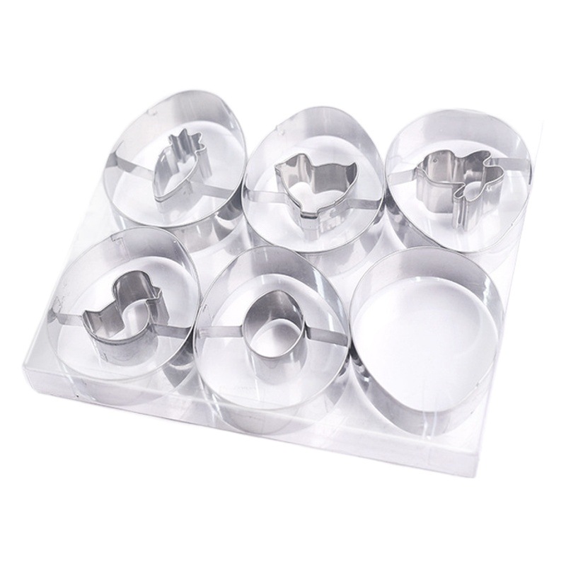 Juego de 9 moldes para galletas de Pascua con diseño de conejito de Amazon, moldes para hornear galletas con dibujos animados