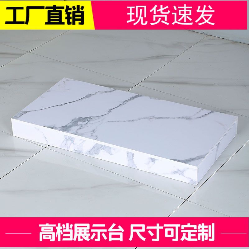 Expositor de pie rectangular para escaparate de tienda de ropa, plataforma para modelos, base con pedal para transmisión en vivo, venta al por mayor image 3