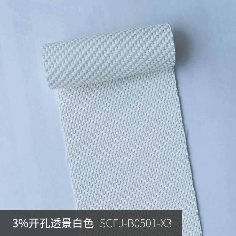 3% agujero abierto white-SCFJ-B0501-X3 transparente