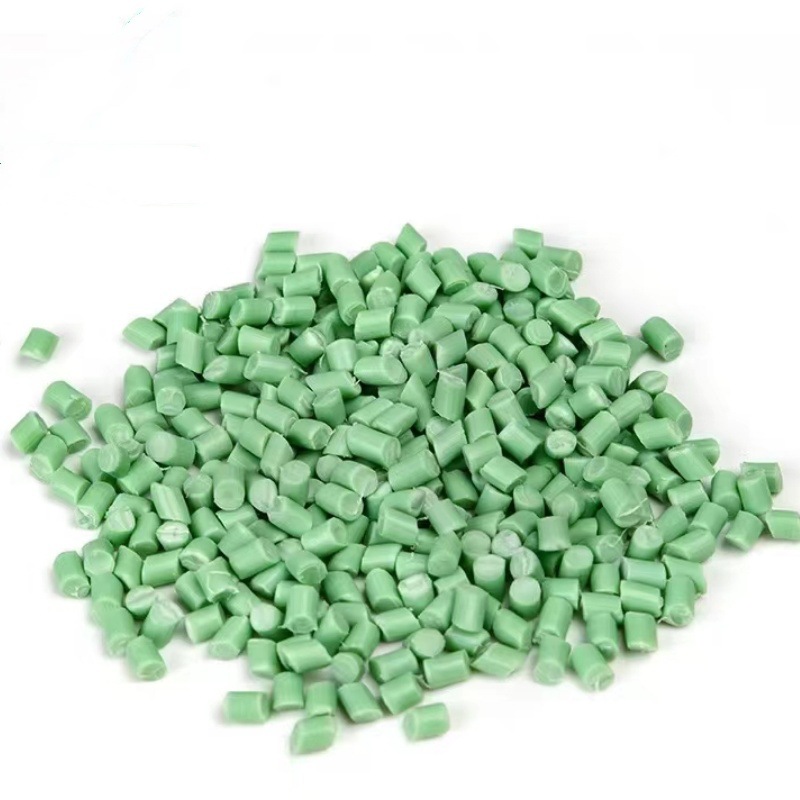 塑料花草圣诞树植物环保PVC塑胶原料颗粒生产厂家比重轻可配色