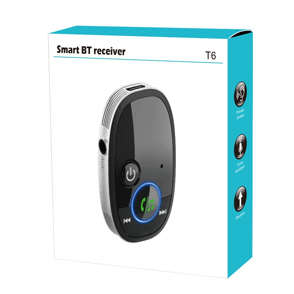 Bluetooth-приёмник T6 (BR06) адаптер Bluetooth аудио для автомобиля и мобильного телефона