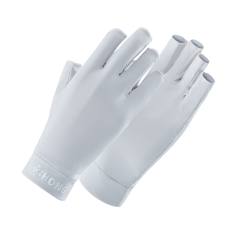 Guante de manicura medio dedo anti-negro protector de mano anti-ultravioleta anti-radiación guante de dedo anti-solar de fugas de luz de horneado especial