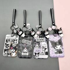 Cute Kuromi Cartoon Card Case Game Protection Card Card Bag Student School Card ID Card Case Protective Case