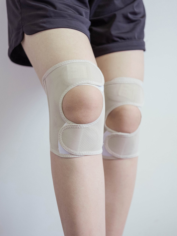 日本モデル夏膝保護半月板男性女性膝関節ランニング縄跳び運動専用滑り止め保護具薄いタイプ|undefined