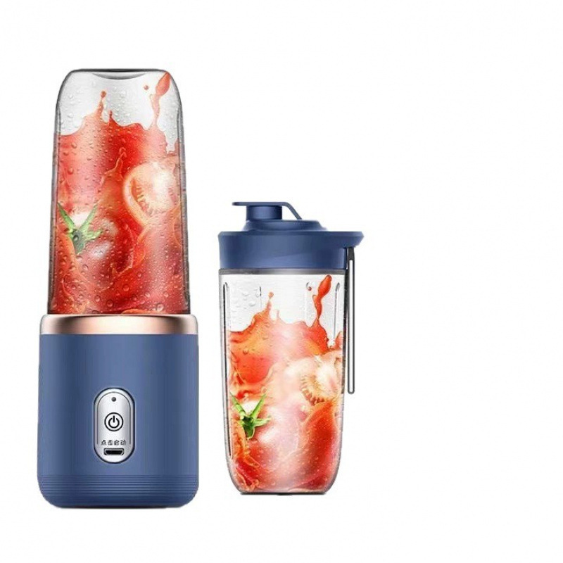 Sınır Aşan Popüler Şarj Edilebilir Taşınabilir Küçük Meyve Sıkacağı Mini Smoothie Blender Öğrenci Ev Kullanımı