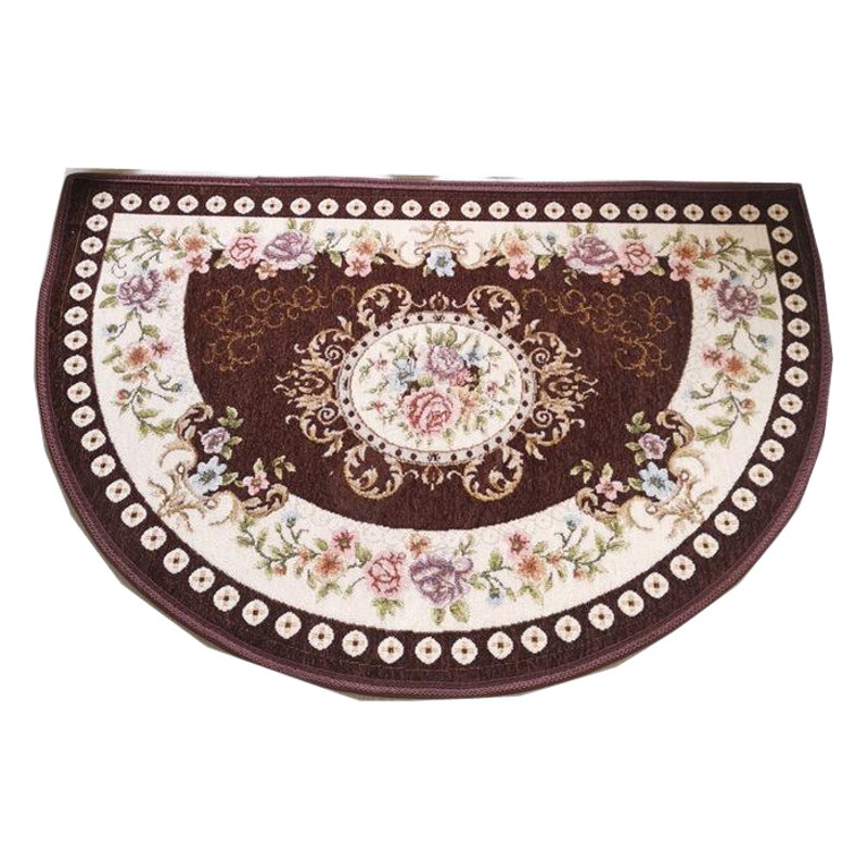Estilo europeo ins estilo semicírculo puerta Mat baño Baño absorbente antideslizante alfombra del piso dormitorio entrada alfombra