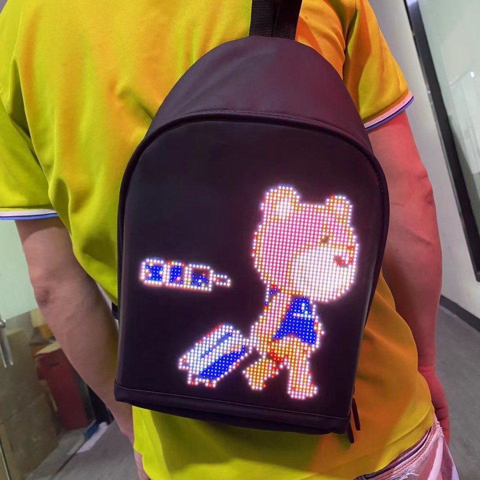 Mochila Pechera con Pantalla LED a Todo Color para Exterior