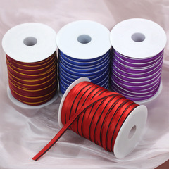 Cheongsam hemming strips, piping ribbons, buttons, two-color iron-free satin edging strips, bias-cut satin clothing fabrics for women