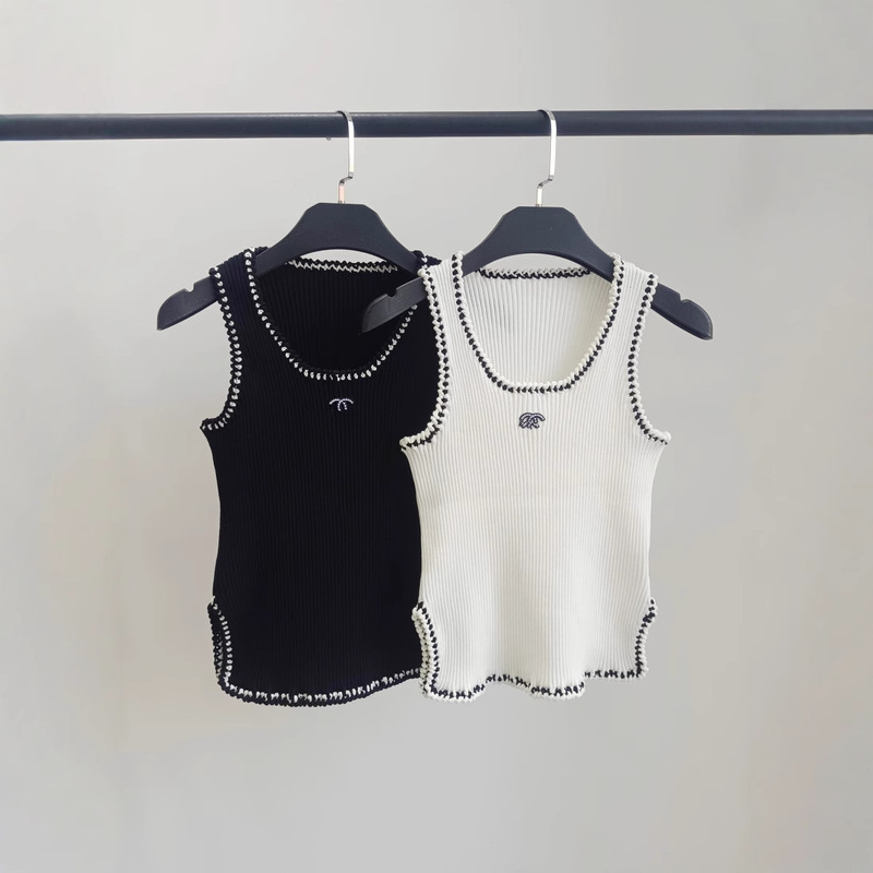 Shenzhen Nanyou 2025 French Niche Designer's Chanel Vest with Sling Knit