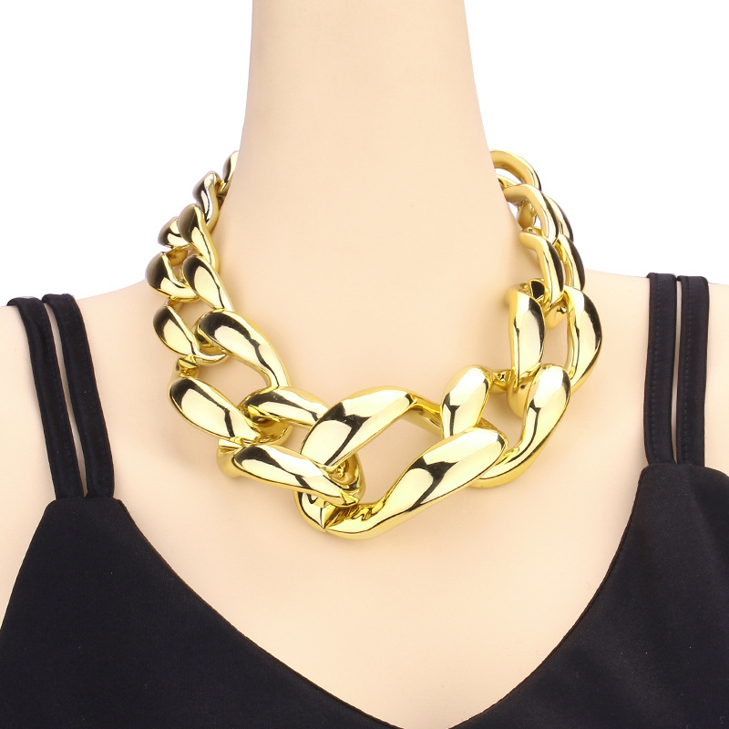 1 Piece Quantity Elegant Geometric Solid Color Alloy Wholesale Necklace