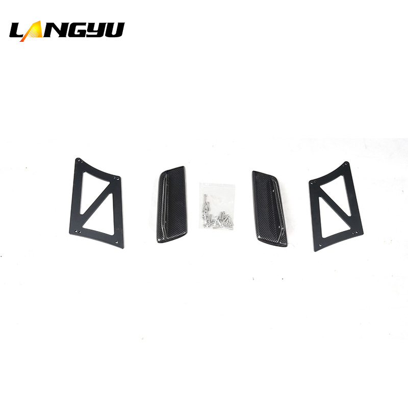Langyu is suitable for Honda Type-R FD2 carbon fiber rear wing, modified JS style carbon fiber rear spoiler
