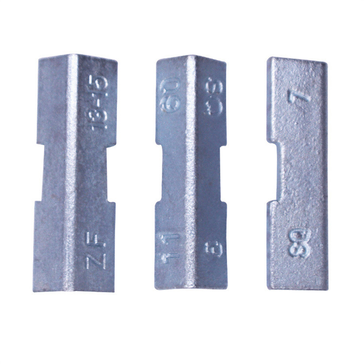 轨道施工铸钢联接扣 轨距挡片 铁路工矿道岔绝缘轨距块