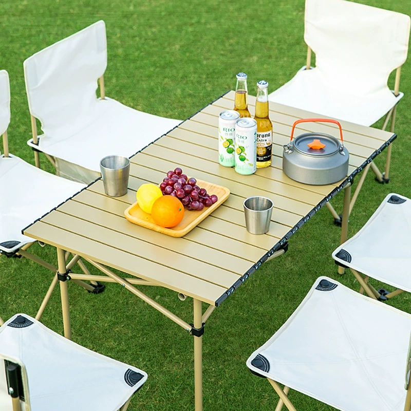 Открытый складной стул портативный стол легкий яичный рулетик стол для пикника кемпинг барбекю рыбалка стол стул набор