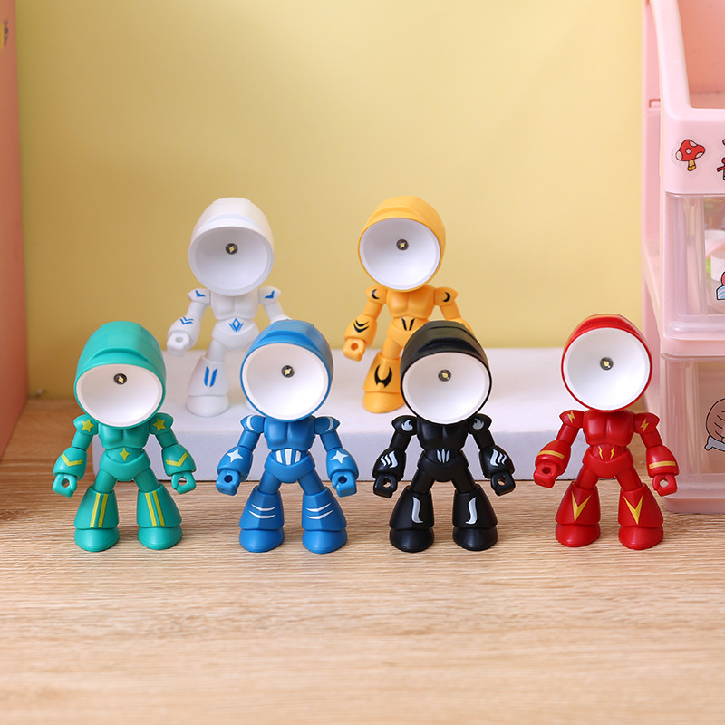 New creative small gifts DIY night light Cartoon villain desktop ornaments mini table lamp Heroes Night Light