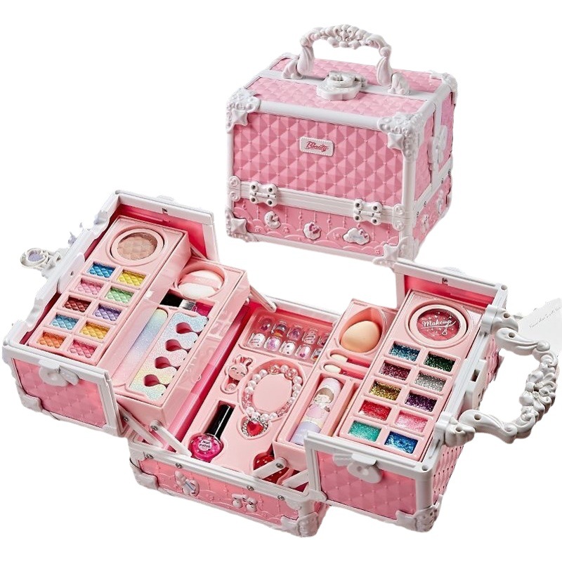 Cross-border children's cosmetics suit girls' children's toys birthday gift little princess makeup box painting makeup special
