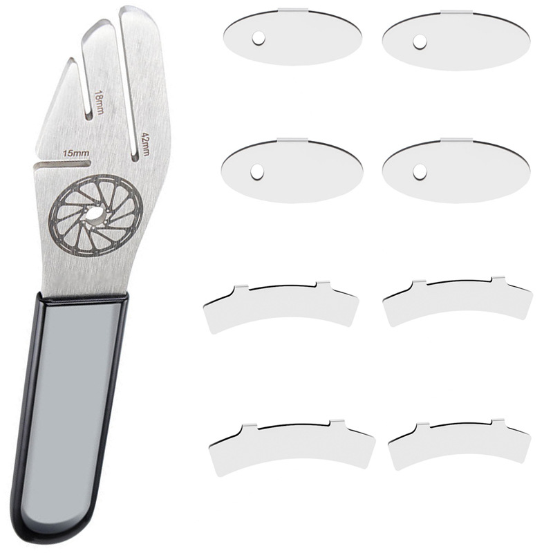 Disco de bicicleta disco de freno Reparación de reparación herramienta de corrección de ajuste disco de fricción llave de ajuste