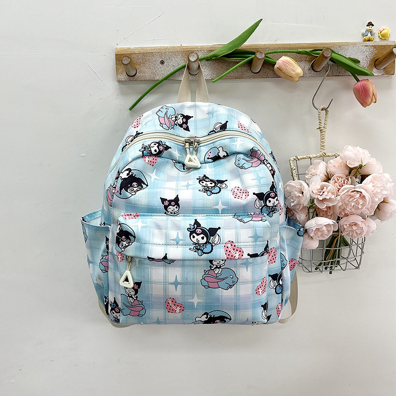 Sanrio Kindergarten Mochila escolar de gran capacidad Mochila para niños casual Cool Luomi Mochila para niños Mochila de primer grado