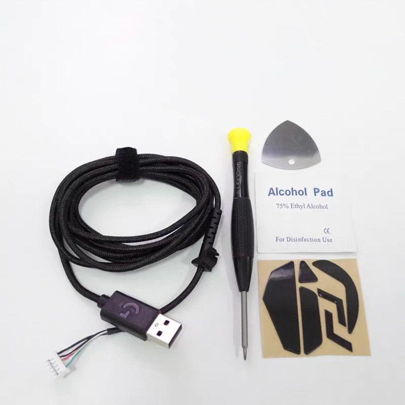 2m USB Mouse Cables Are Suitable for Gpw1 Gpw2 G102 G302 G402 G502Hero Rubber Paracord