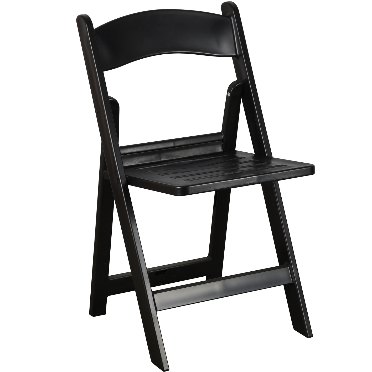 silla plegable de resina a prueba de agua y antideslizante simple al aire libre fuerte silla plegable de placa de asiento transversal interior