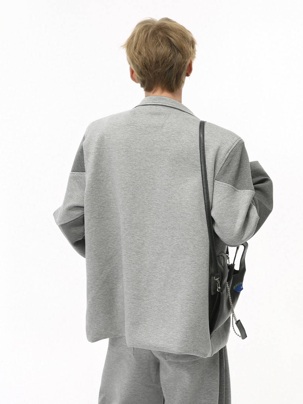 MTLCLOTHES Hombres| 2024 otoño nuevo producto coreano color de moda collar hombro cojín juego deportivo casual