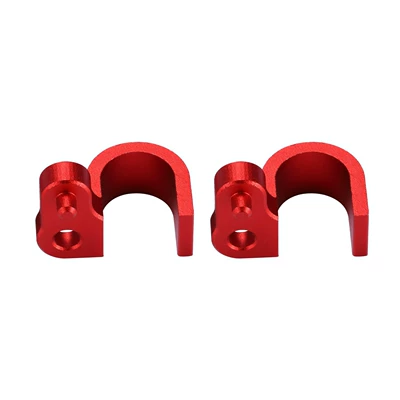 Off-road motorcycle modified parts parts CRF250L 300L special wire clamp aluminum alloy wire clamp spot batch (Motosiklet ləvazimatları və aksesuarları) - red