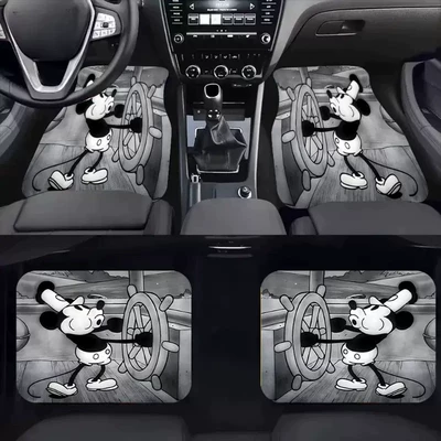 Avtomobil döşəmə paspasları — New American-Style Simple Car Floor - 0626-car-floor-mat-1-3344cm-two-piece-pack