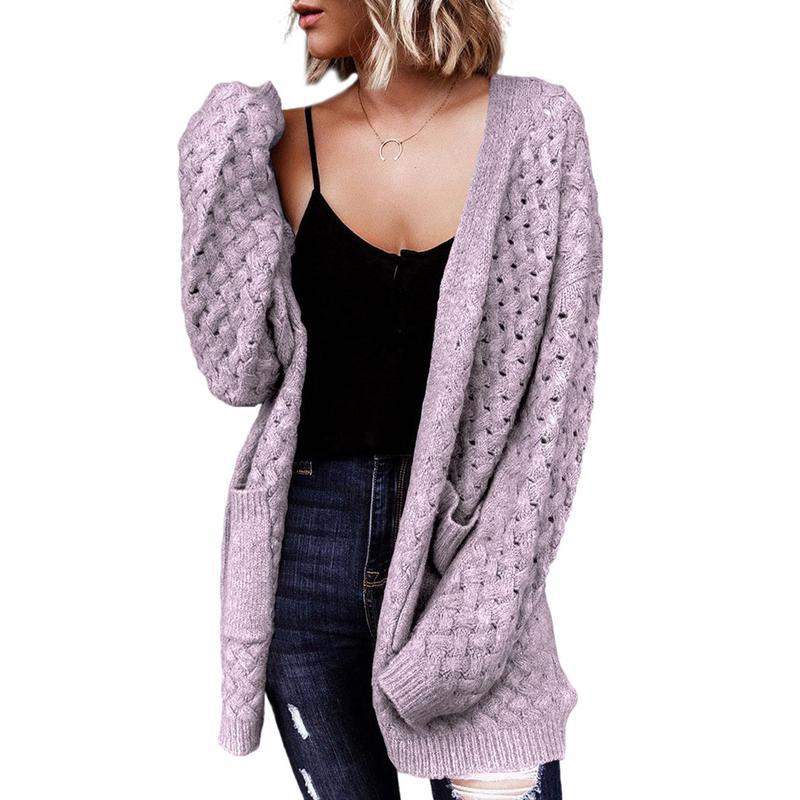 2025 nuevo cabello transfronterizo de moda casual de mujer cardigan de manga larga camisa de fondo grueso cabello transfronterizo