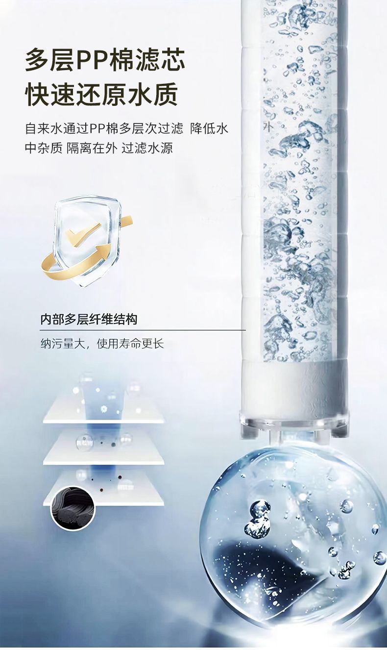 Pressurized filter showerhead, five-speed shower, hand spray, home bathroom, pressurized shower head set, AliExpress undefined