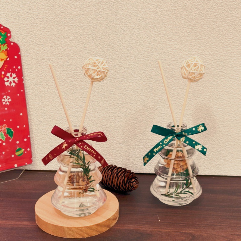 圣诞节无火香薰圣诞树款卧室家用空气清新实用礼物配礼盒摆件桌面