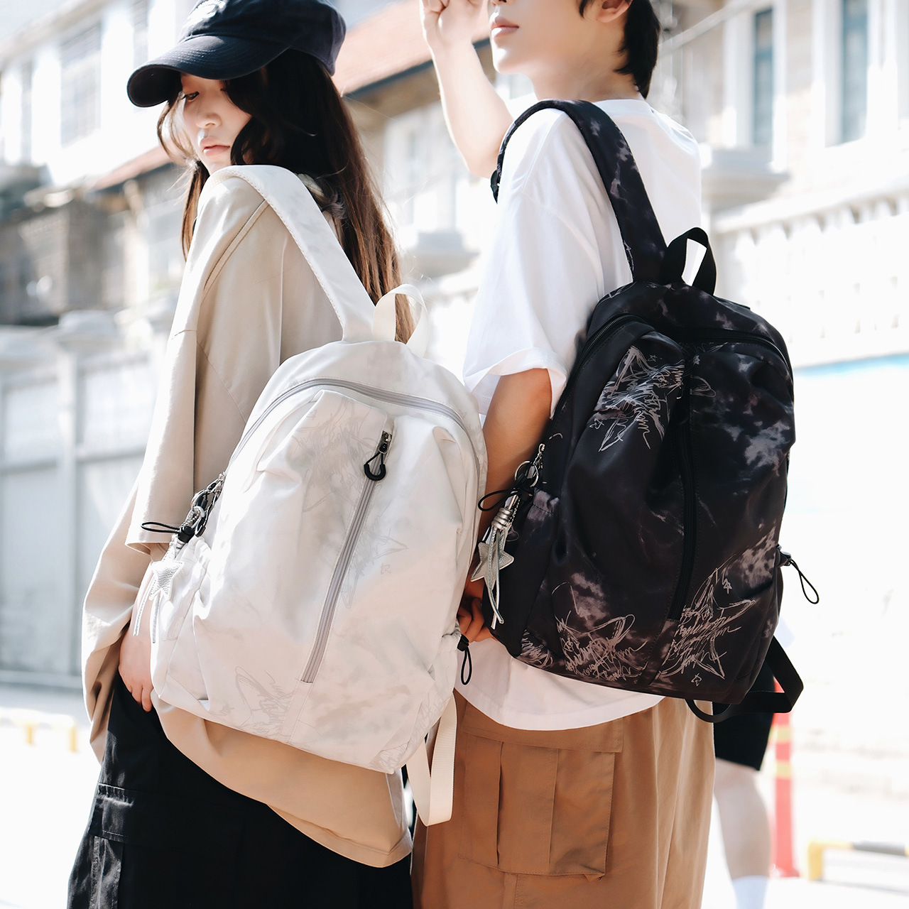 Couple Backpacks for Men and Women, 2026 New Model, Large Capacity Commuter Travel Backpack, Simple and Versatile Student School Bag, Trendy