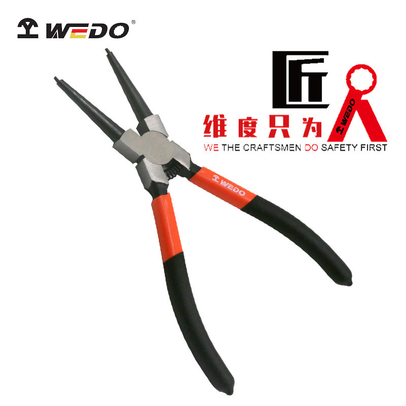 维度 WEDO 穴用直口卡簧钳WD377 铬钒钢