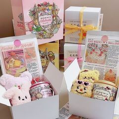 バター熊香薫ろうそくの誕生日プレゼントは女の子の親友のギフトボックス品の小衆高級寝室の持続的な雰囲気をプレゼントします