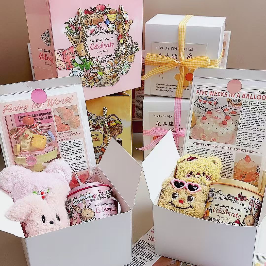 黄油小熊香薰蜡烛生日礼物送女生闺蜜礼盒品小众高级卧室持久香氛