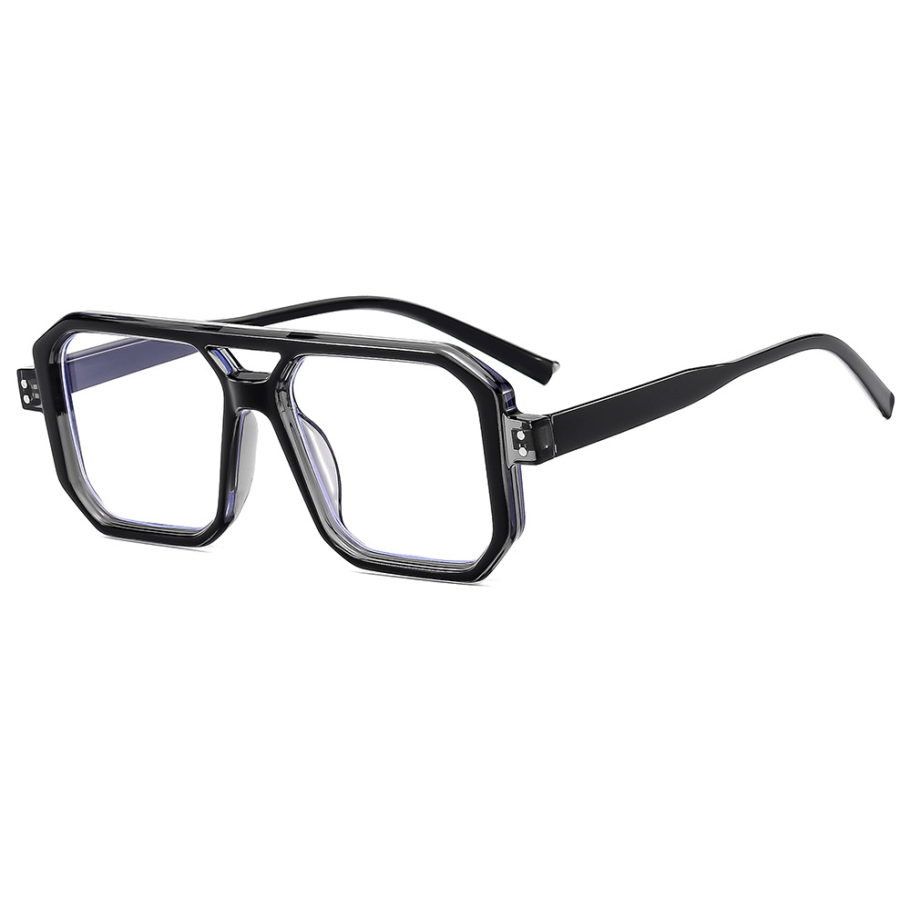 C2 transparent gray support black anti-blue light