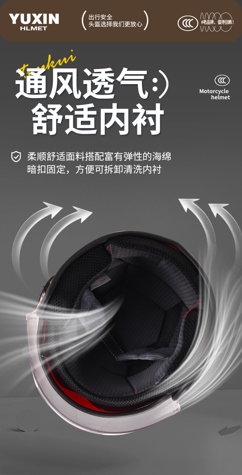 3C Certified Dual-Mirror Electric Motorcycle Helmet for Women and Men, Half Helmet for Electric Scooters, Safety Helmet for Electric Vehicles