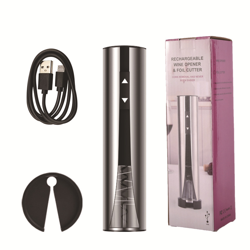 electric bottle opener stainless steel charging