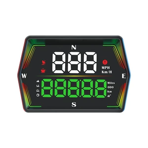 Universal car HUD head-up display, Beidou GPS vehicle speedometer, total mileage accumulation, high-definition head-up display