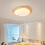 Кремовый креативный потолочный светильник для спальни, защита глаз