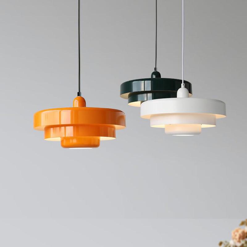 European-Style Chandelier with Colorful Twisted Cake-Shaped Lampshade, Acrylic Table Lamp Cover, Cross-Border Export
