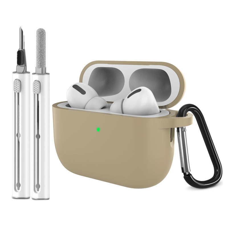 适用Airpodspro3保护套苹果耳机保护壳硅胶纯色airpods保护壳批发|undefined