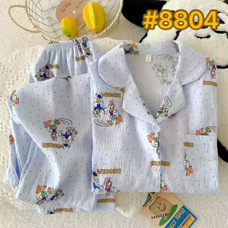 Al por mayor transfronterizo KT gato pijama mujer primavera y otoño nubes algodón manga larga 2026 nuevo juego de ropa de hogar encantadora super caliente
