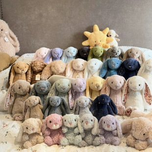 Jellycatƽ��ԭ�˺��߰����ð�����ż��ɫ���xë�q�������Ů����