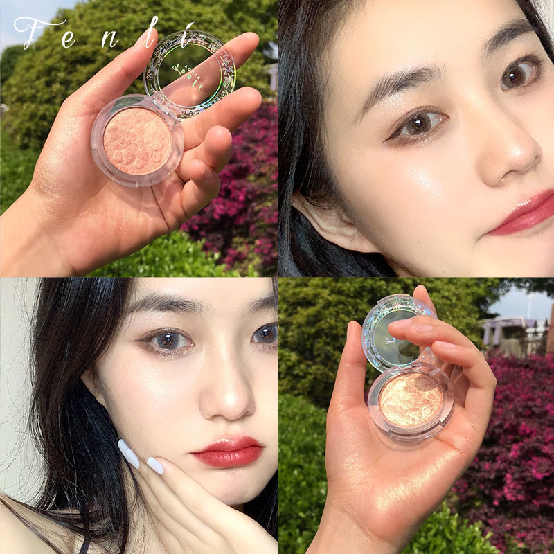 雅思丽高光修容粉定妆粉饼拉花抖音网红修容盘一件代发厂家直销